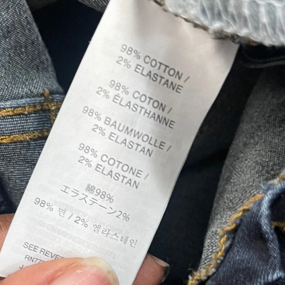 J. Crew Womens Jeans Size 28 Blue Toothpick Dark Wash Denim - Picture 5 of 8